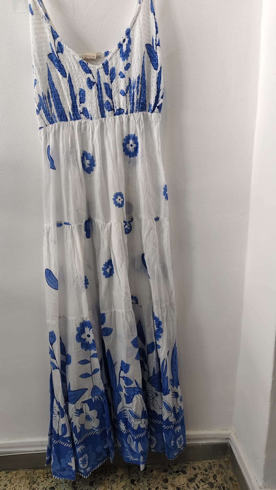 Vestido sin mangas con flores "2"
