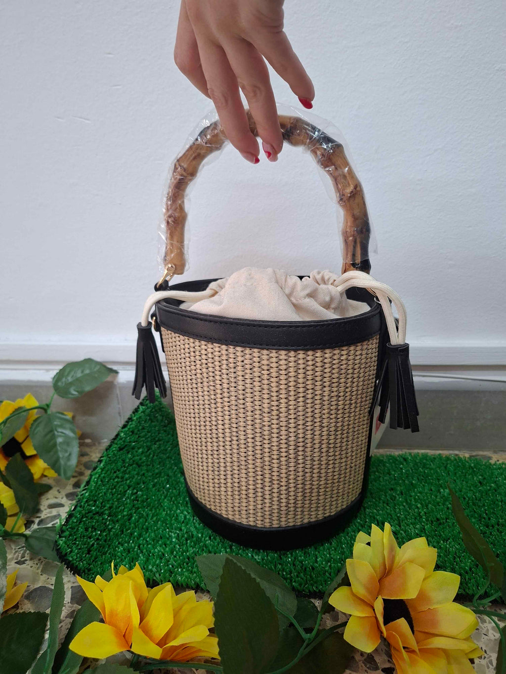 Bolso tipo cubo