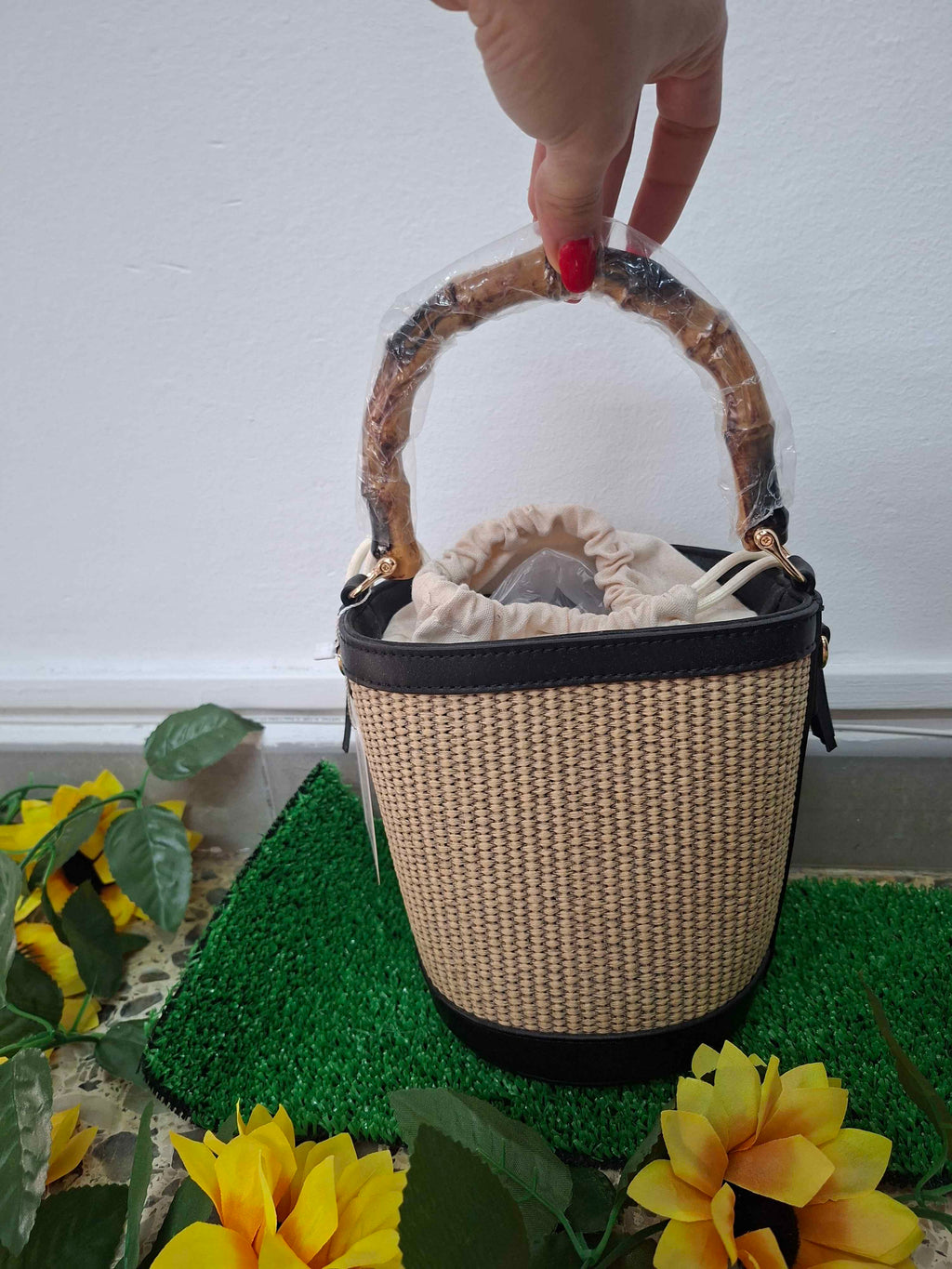Bolso tipo cubo