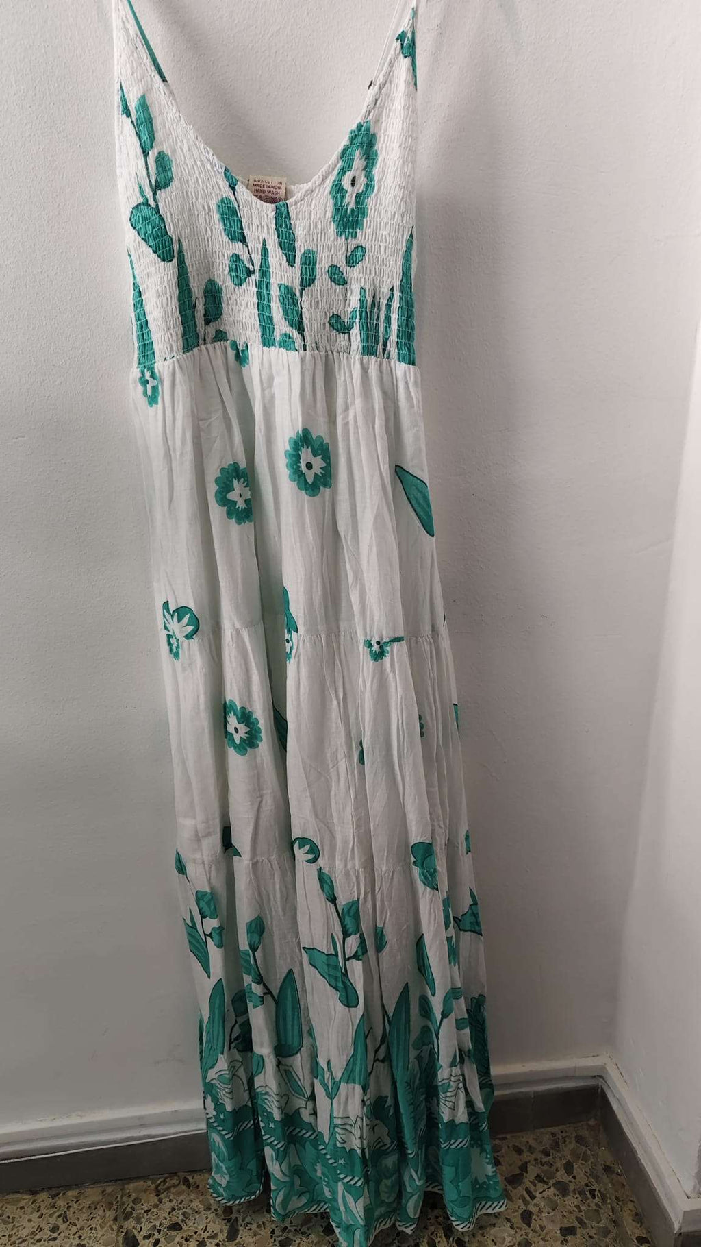 Vestido sin mangas con flores "2"
