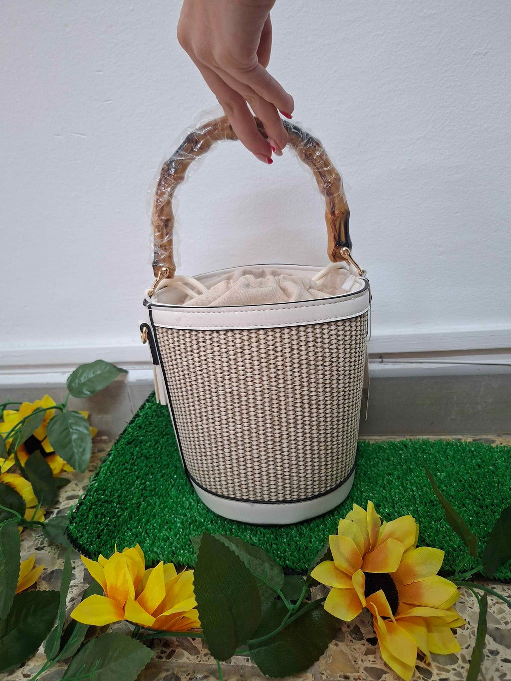 Bolso tipo cubo
