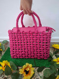 Bolso de punto hueco