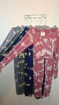 Conjunto tie-dye crop y leggings